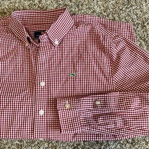 VINEYARD VINES GINGHAM and whale SHIRT Sz L 16